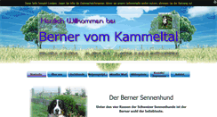 Desktop Screenshot of berner-vom-kammeltal.de